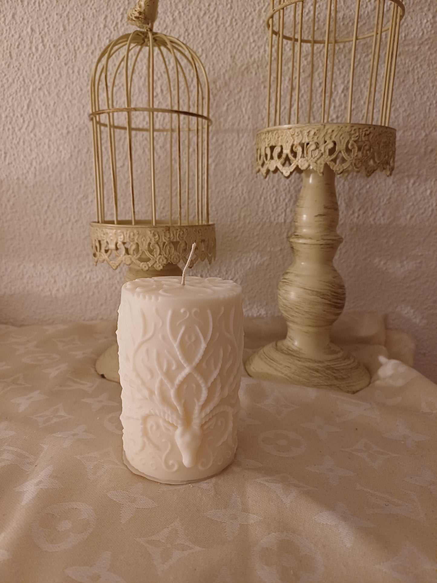 Zylinderkerze "Hirsch"