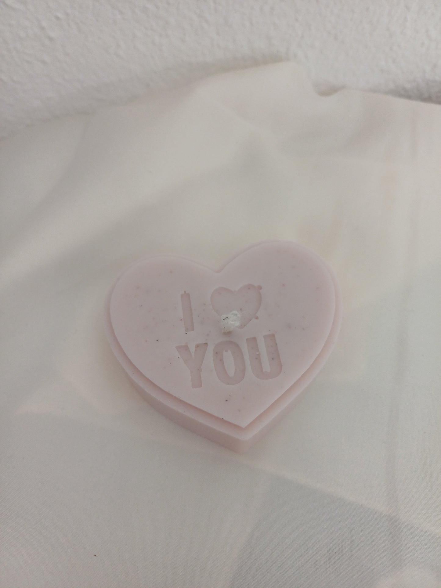 "Love Hearts" - Kerze