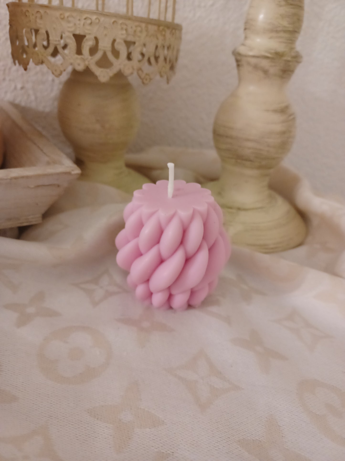 "gestrickte" Kerze