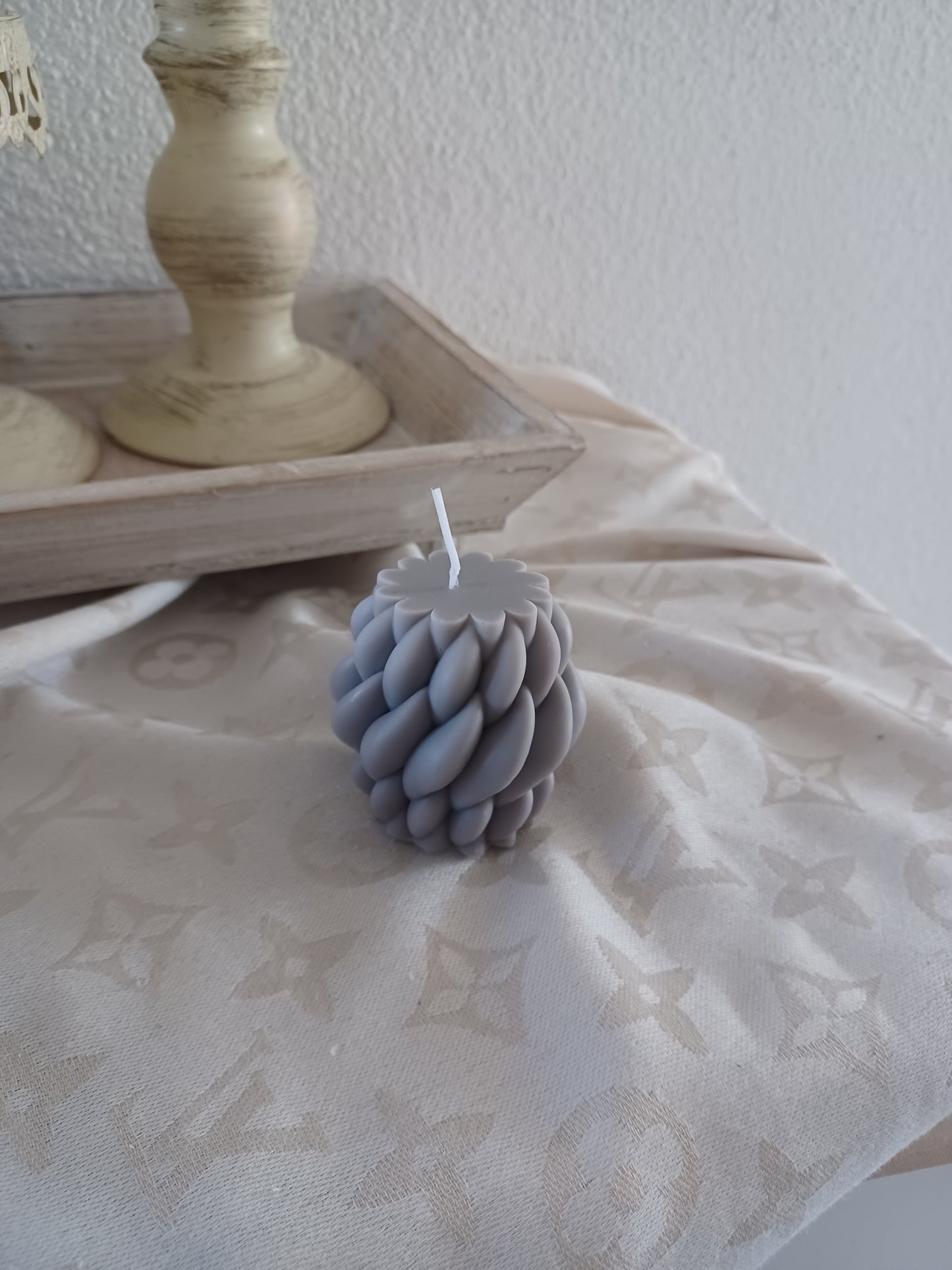 "gestrickte" Kerze