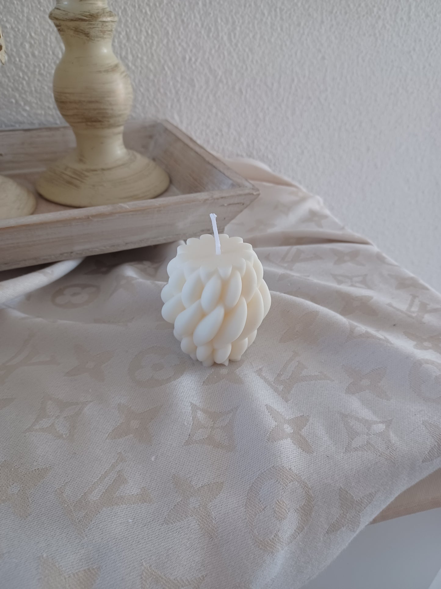 "gestrickte" Kerze
